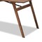 Baxton Studio Saxton Mid-Century Modern Transitional Walnut Brown Finished Wood Dining Table 186-11866-Zoro - alternate 4